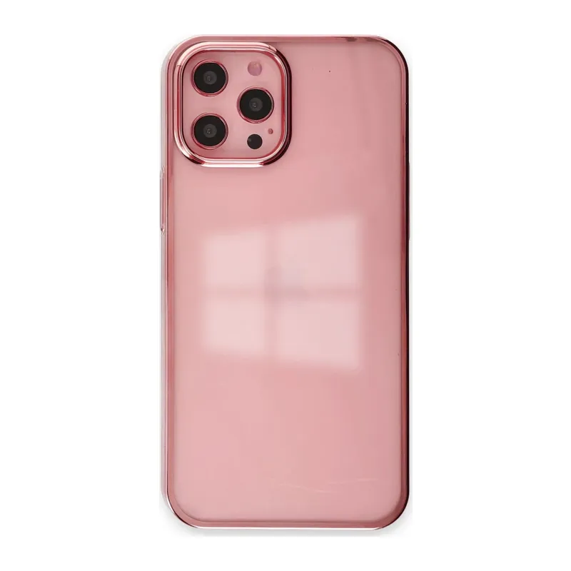 Apple iPhone 12 Pro Max Kılıf Element Silikon - Pembe