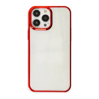 Apple iPhone 13 Pro Kılıf Element Silikon - Kırmızı