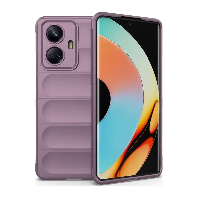 Realme 10 Pro 5G Kılıf Optimum Silikon - Mor
