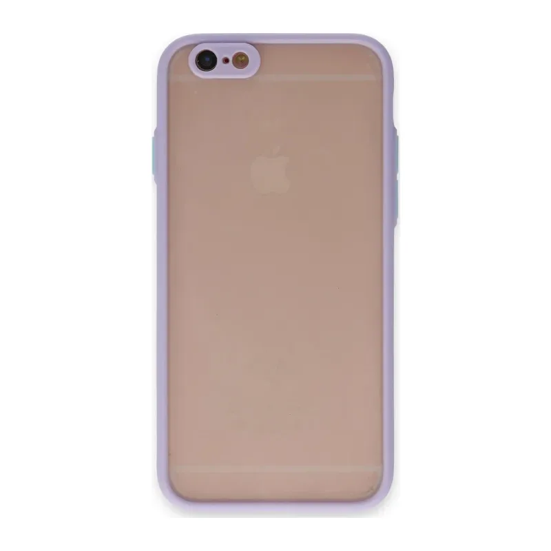 Apple iPhone 6 Kılıf Montreal Silikon Kapak - Mor