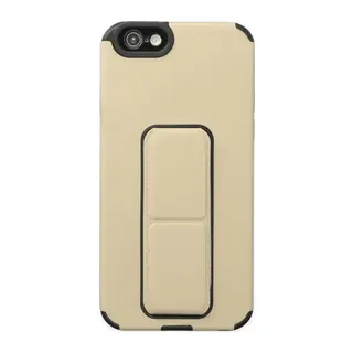 Apple iPhone 6 Kılıf Mega Standlı Silikon - Gold