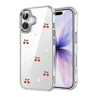 Apple iPhone 16 Fiyonk Desenli Kapak - Desen 9