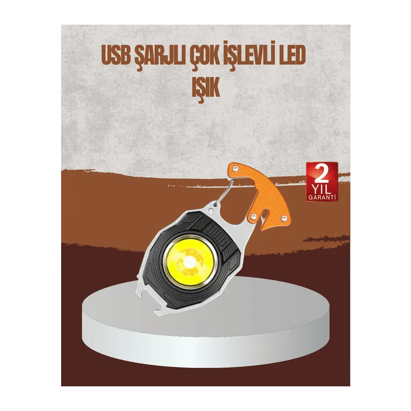 Taşınabilir Çok Amaçlı LED Işıklı Anahtarlık