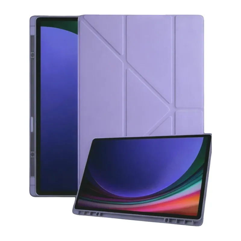 Samsung Galaxy Tab A11 Kalemlikli Mars Tablet Kılıfı - Lila