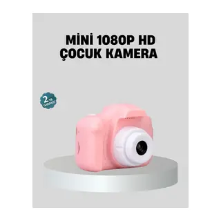Mini Dijital Çocuk Kamerası 8MP HD Ekranlı 1080P Video ve Şarjlı