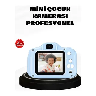 Çocuklar İçin Mini Dijital Kamera – 1080p HD, 2.0 İnç Ekran, Komik Filtreli ve Şarjlı