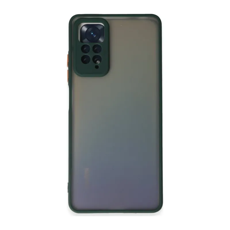Xiaomi Redmi Note 12 Pro 4G Kılıf Montreal Silikon Kapak - Yeşil