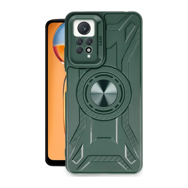 Xiaomi Redmi Note 12 Pro 4G Kılıf Lincoln Silikon - Koyu Yeşil