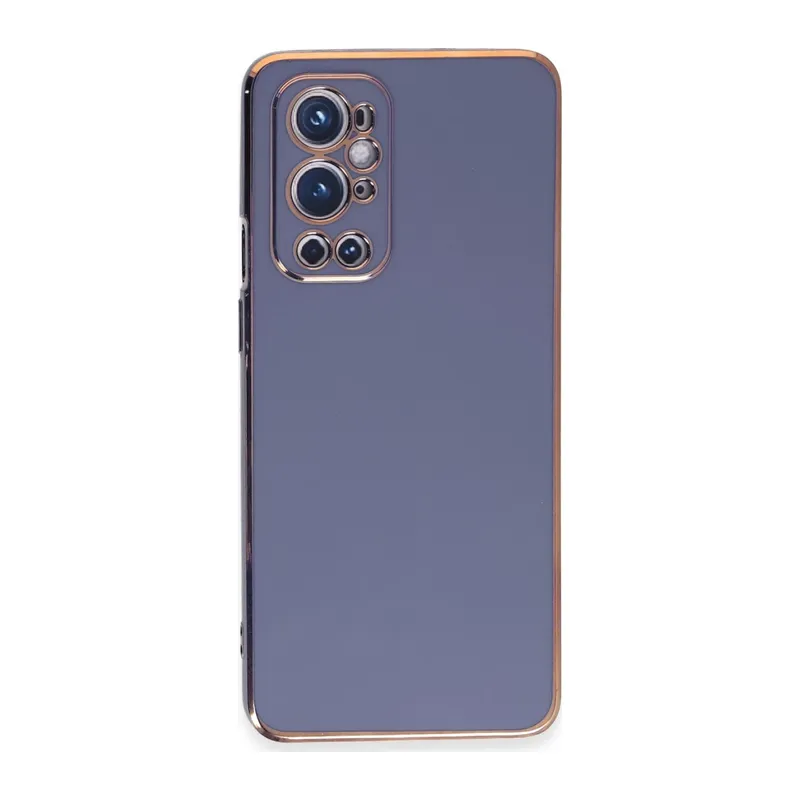 One Plus 9 Pro Kılıf Volet Silikon - Mavi