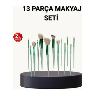 13’lü Yumuşak Kıllı Makyaj Fırça Seti – Profesyonel Kalite, Hassas Ciltlere Uygun