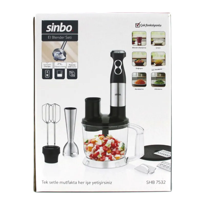 Multi Blender Seti 2LT Hazneli SHB-7532