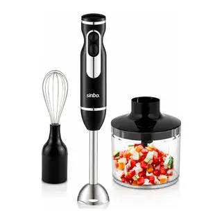 2HIZ Ayar - Paslanmaz Çelik Bıçak El Multi Blender Seti 700ML Hazneli SHB-7529