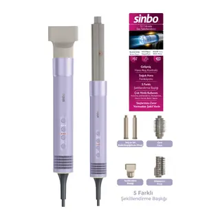Saç Şekillendirme Cihazı 110.000RPM 5 Başlık - 3 Hız - Sıcaklık Ayar SHD-1760