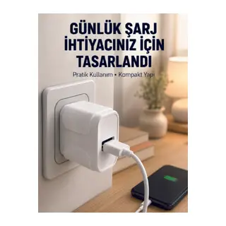 Akıllı Güvenlik Korumalı USB Şarj Başlığı 12W Güç Çıkışı
