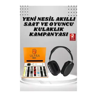 Boyun Bantlı Kulaklık ve 7 Kordonlu Yeni Nesil Akıllı Saat Kampanyası Yüksek Ses Kaliteli