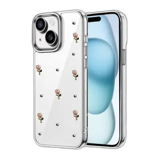 Apple iPhone 15 Fiyonk Desenli Kapak - Desen 6