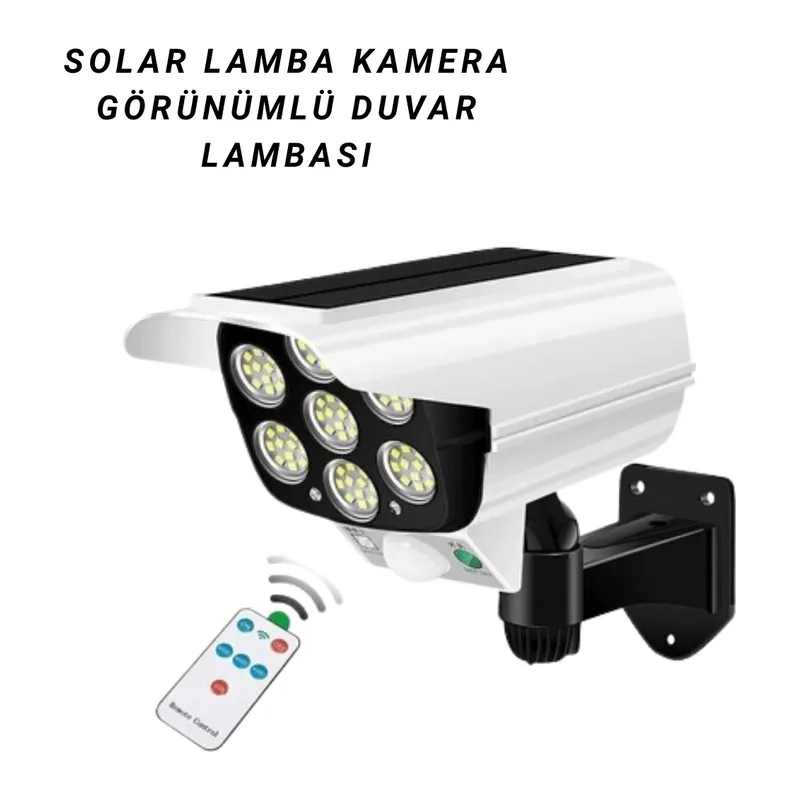 Kamera Görünümlü Bahçe Lamba