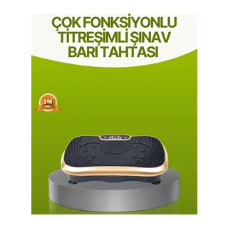 Titreşimli Egzersiz Platformu Evde Fitness ve Kas Güçlendirme