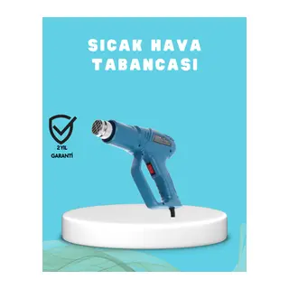 2000W Sıcak Hava Üfleme Tabancası Seramik Rezistanslı Profesyonel