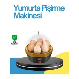 7 Yumurta Kapasiteli Yumurta Pişirme Makinesi Rafadan Orta ve Katı