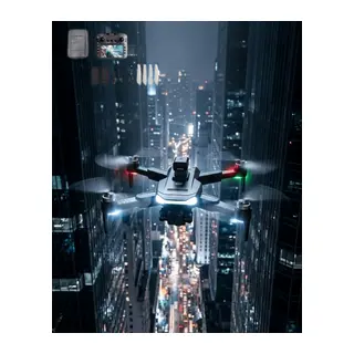 Uzaktan Kontrollü 4K Drone Akıllı Uçuş Modları ve Geniş Açılı Kamera Özellikli