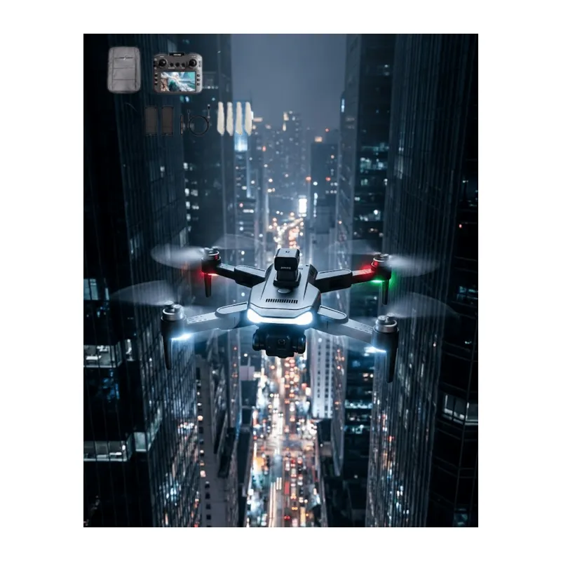 Uzaktan Kontrollü 4K Drone Akıllı Uçuş Modları ve Geniş Açılı Kamera Özellikli