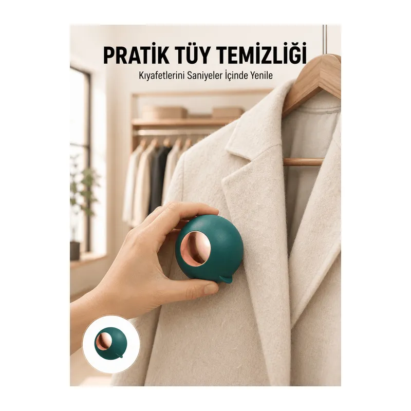 Elbise Tiftik Çıkarıcı Top – Yeniden Kullanılabilir ve Yıkanabilir