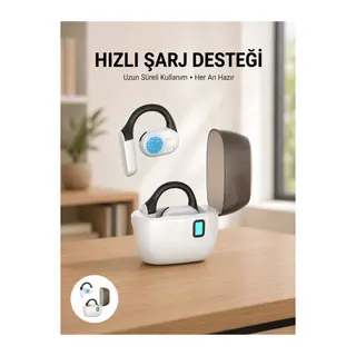 TWS Bluetooth Kulaklık – Otomatik Şarj, Taşınabilir Şarj Kutusu Yeni Nesil