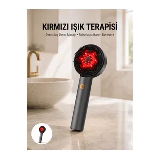 Saç Büyüme Destekleyici Elektrikli Masaj Tarak Yağ Aplikatörlü Yeni Nesil