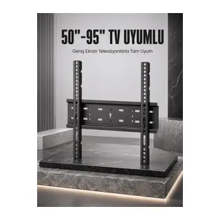 TV Duvar Askı Aparatı 50-95 İnç Uyumlu Güvenli Sabit Montaj