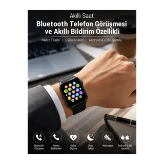 Dokunmatik Ekran, Bluetooth Görüşme, Akıllı Bildirim ve Günlük Aktivite Takibi