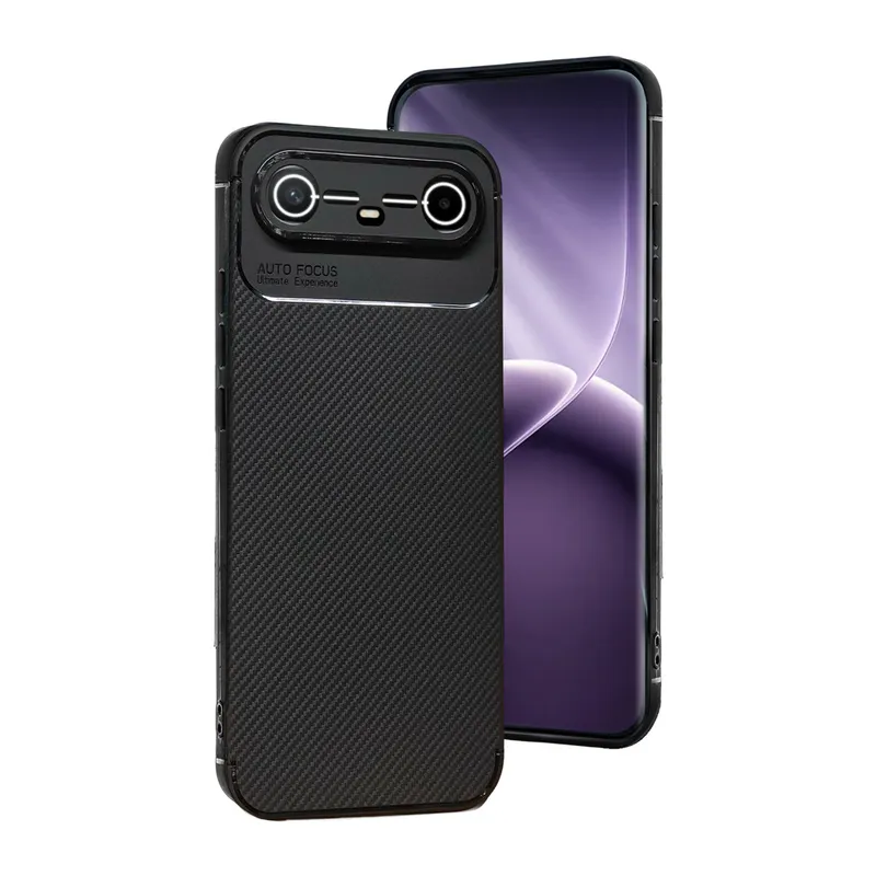 Tecno Spark Slim 5G Auto Focus Karbon Kapak - Siyah