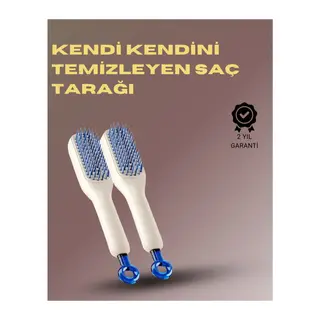 Kendini Temizleyen Masajlı Saç Tarağı – Anti-statik, Ergonomik Tasarım