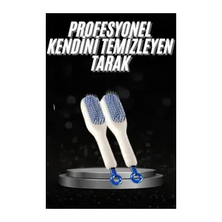 Kendi kendini Temizleyebilen Hijyenik Saç Fırçası Anti-Statik Teknolojisi