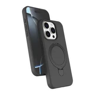 Apple iPhone 15 Pro Max Regal Magsafe Standlı Kapak - Titan Gri