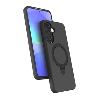 Samsung Galaxy A36 Regal Magsafe Standlı Kapak - Siyah
