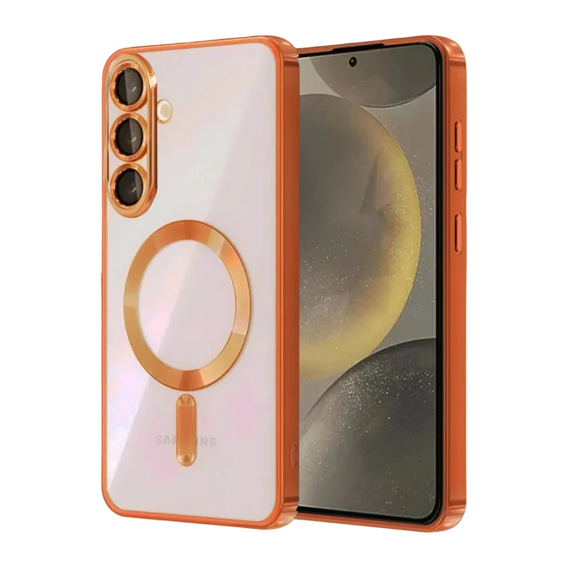 Samsung Galaxy A27 5G Kross Magneticsafe Kapak - Turuncu