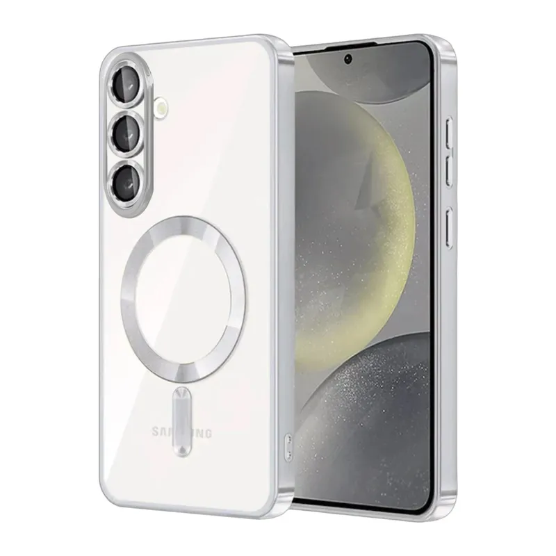 Samsung Galaxy S25 FE Kross Magneticsafe Kapak - Gümüş
