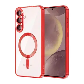 Samsung Galaxy A27 5G Kross Magneticsafe Kapak - Kırmızı