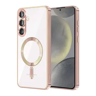 Samsung Galaxy S25 FE Kross Magneticsafe Kapak - Rose