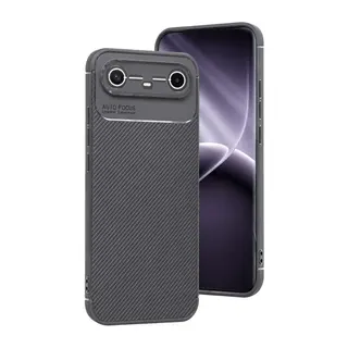 Tecno Spark Slim 5G Auto Focus Karbon Kapak - Gri