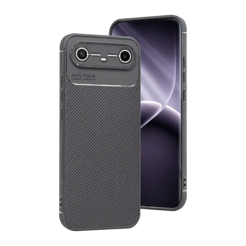 Tecno Spark Slim 5G Auto Focus Karbon Kapak - Gri