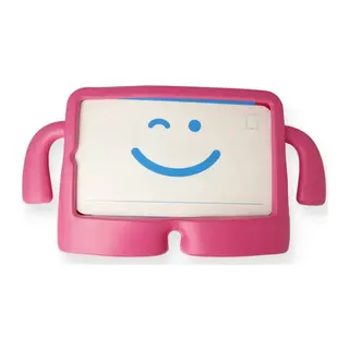Samsung Galaxy T500 Tab A7 10.4 Kılıf Karakter Tablet Silikon - Pembe