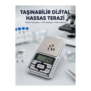 Hassas Tartım İçin Dijital Cep Terazisi Sayma Modlu