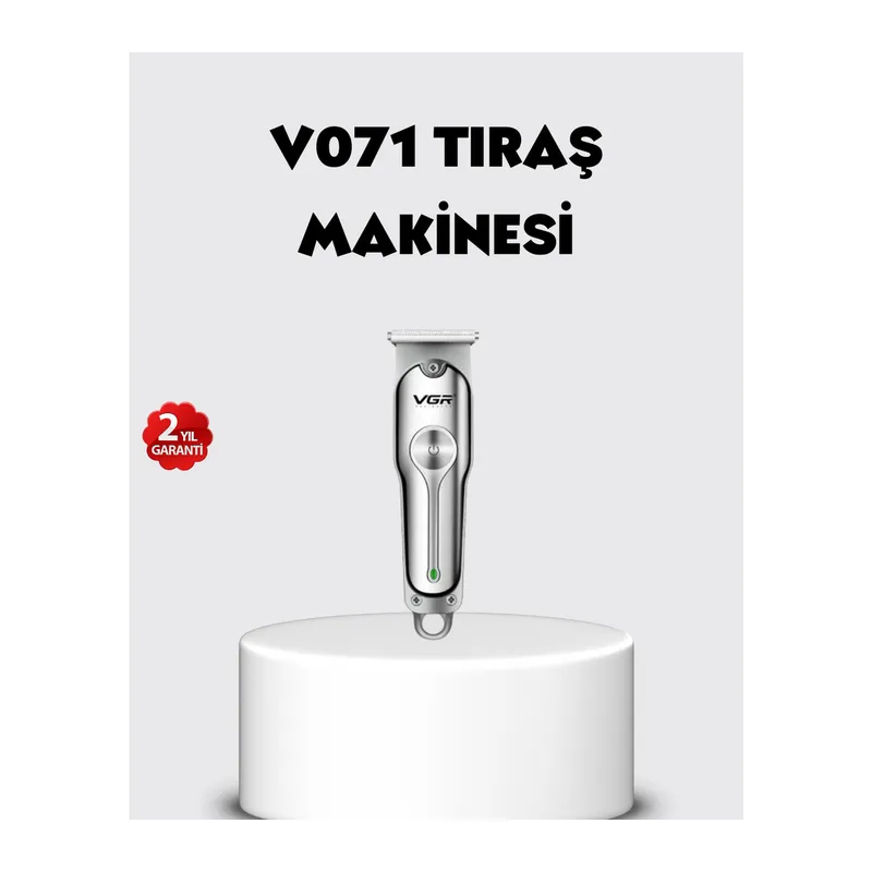 Şarjlı Gümüş Tıraş Makinesi – 3 Farklı Başlıklı, 120 Dakika Çalışma Süreli, Cilt Dostu Erkek Bakım Cihazı