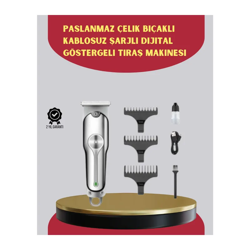 Yüksek Performanslı Erkek Saç Kesme Makinesi – Uzun Pil Ömrü ve Hassas Kesim