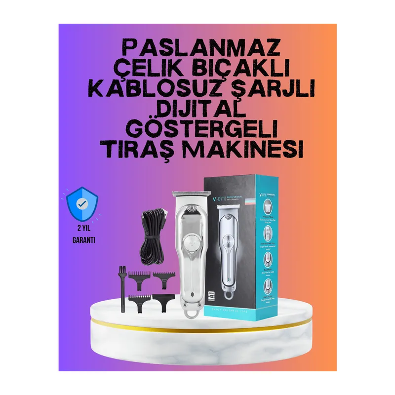 Saç ve Sakal Kesme Makinesi – Profesyonel ve Çok Fonksiyonlu