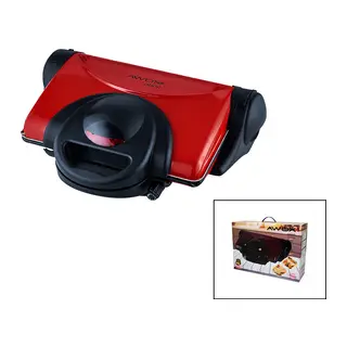 Awox Orion Kırmızı 8 Dilim Elektrikli Teflon Tost Makinesi - 180° Izgara 6 Kademe Isı Ayarı 1800W