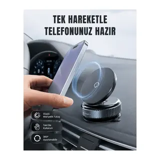 16 Mıknatıslı Araç Telefon Tutucu Kaymaz ve Güvenli