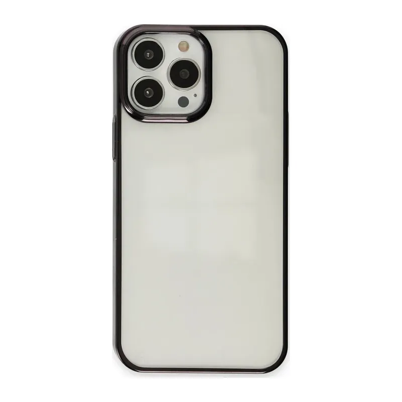 Apple iPhone 13 Pro Kılıf Element Silikon - Siyah